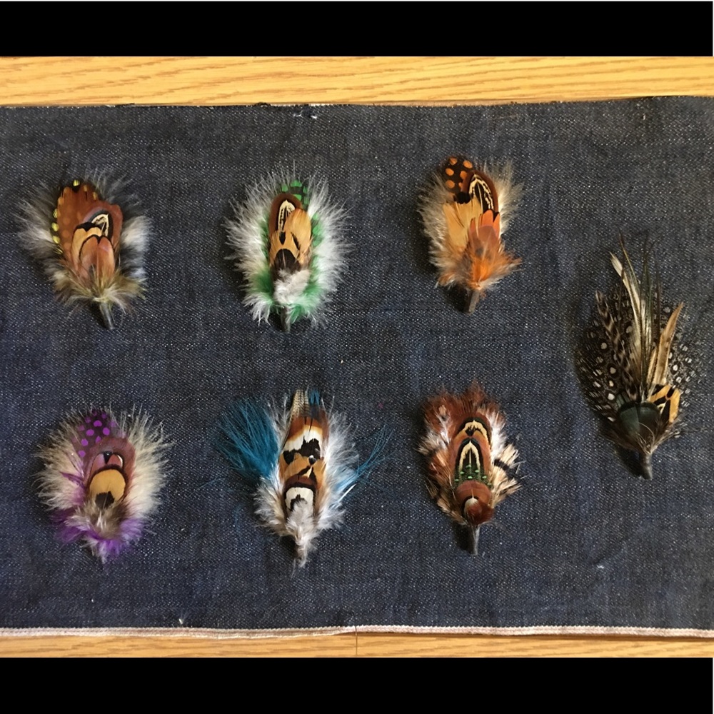 Custom one of a kind Hat Feathers